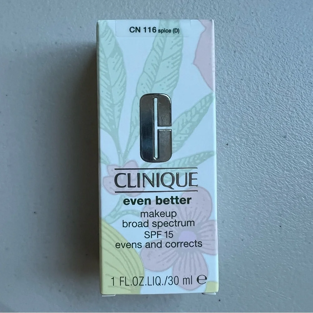 CLINIQUE Even Better Makeup Broad Spectrum SPF 15, 30 ml, CN 116 Spice (D), NIB